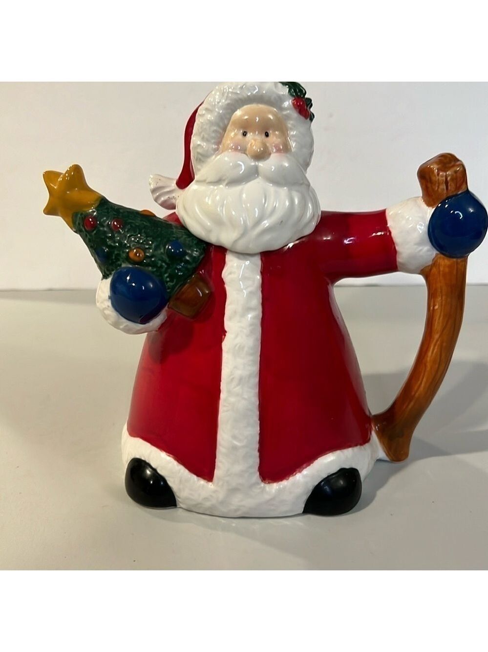CHRISTMAS Santa Clause Decorative Tea Pot